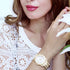 Women Quartz Watch Casual Ladies Watch Gold Watch Crystal Diamond